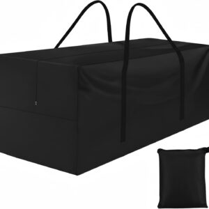 Patio Cushion Storage Bag with Zip and Handle