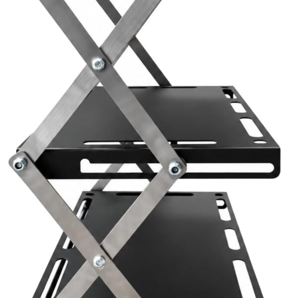 Three-Tier Foldable Outdoor Storage Rack for Camping