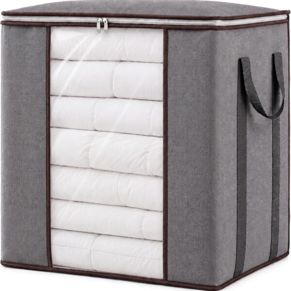 Grey Blanket Storage Bag, 120 L